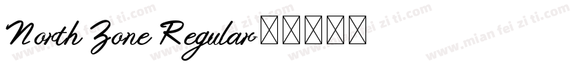 North Zone Regular字体转换